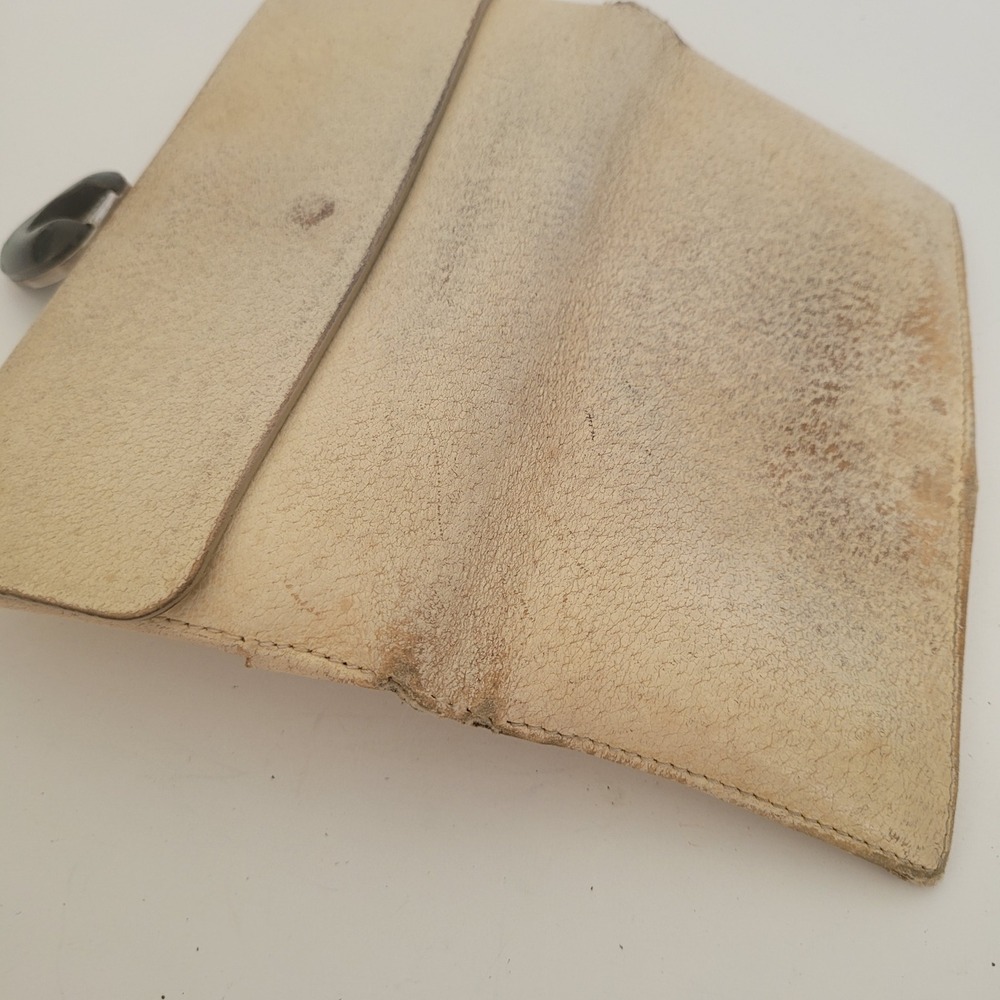 Vintage Gucci Metallic Gold Leather Long Wallet Flip Lock 035.661.1893.5 Italy - Picture 8 of 13